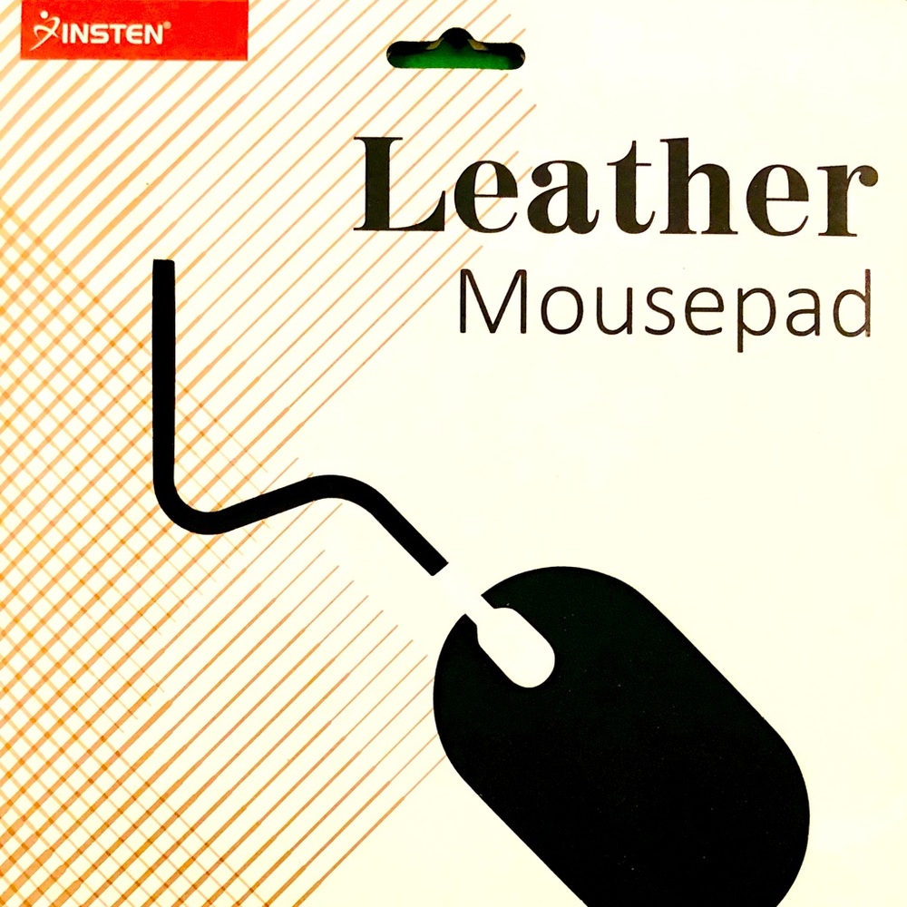 Leather mouse pad!